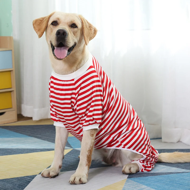 Pijama transpirable para perro mediano y grande – Algodón elástico