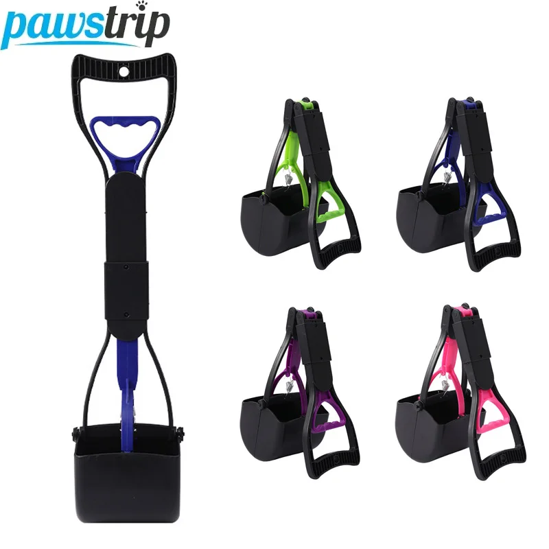 Recogedor de excrementos plegable de 45 cm para perros - Mango largo