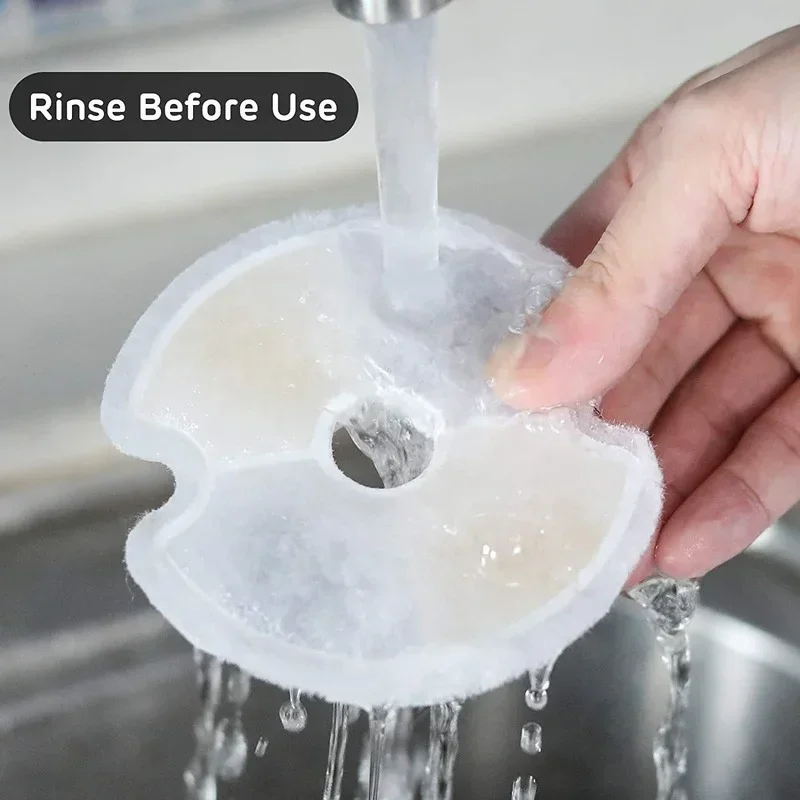 Fuente de agua, filtros y espumas de repuesto de carbono para bebedero de gato de acero inoxidable 304, 4 paquetes de filtros, suministros para mascotas - imagen 5