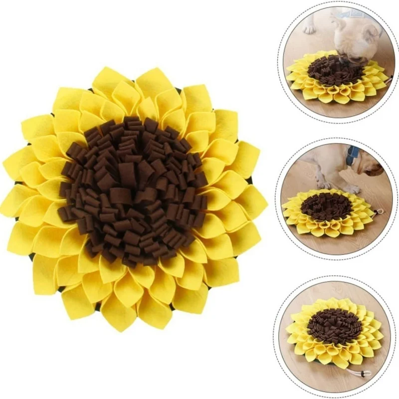 Almohadillas para olfatear perros con girasoles, almohadillas de entrenamiento, almohadillas para olfatear, fomenta las habilidades naturales de forrajeo para liberar el estrés - imagen 3