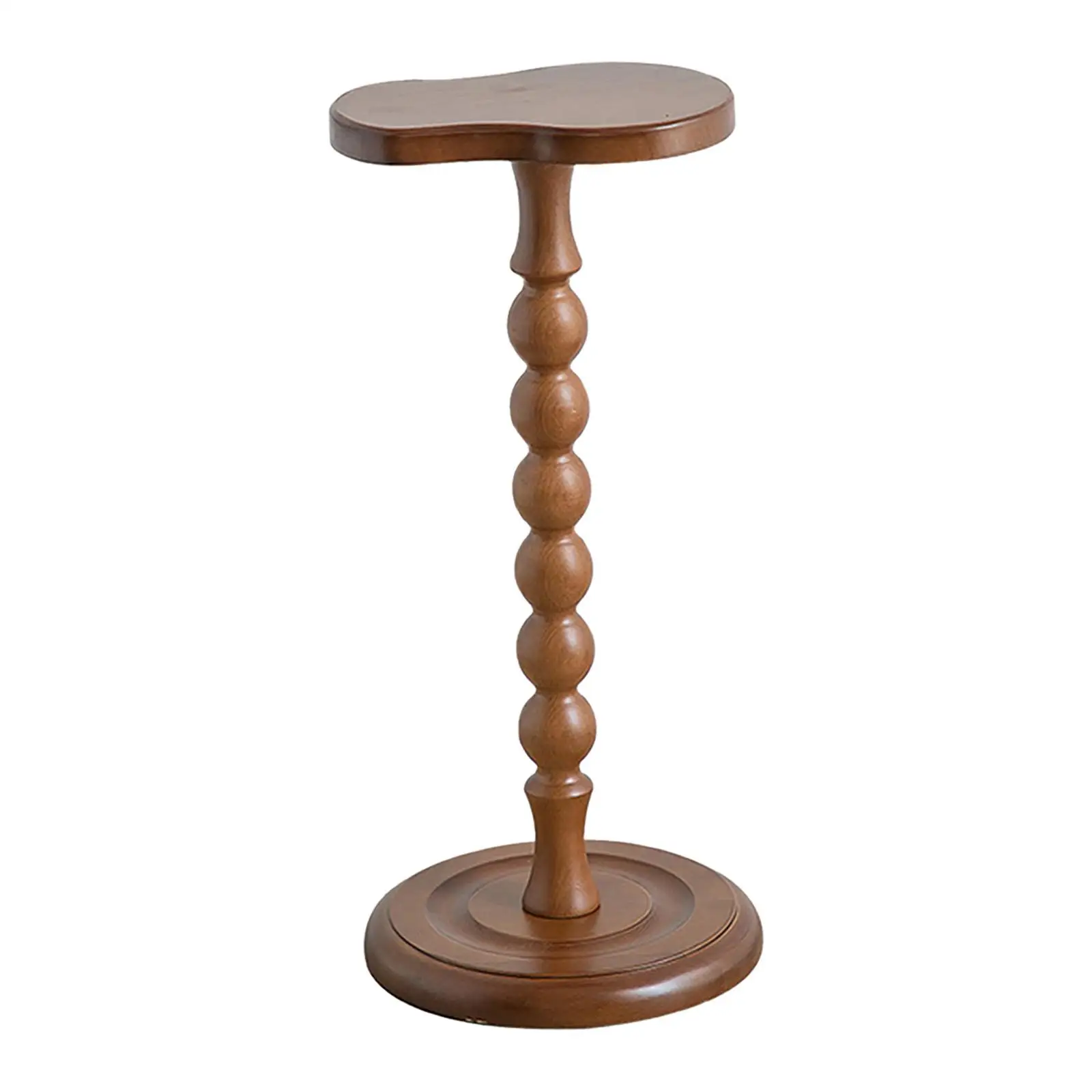 Wooden Side Table Modern Accent Entryway NightStand with Pedestal Leg Drink Table for Housewarming Indoor Outdoor Balcony Snack Wooden Side Table Modern Accent Entryway NightStand with Pedestal Leg Drink Table for Housewarming Indoor Outdoor Balcony Snack