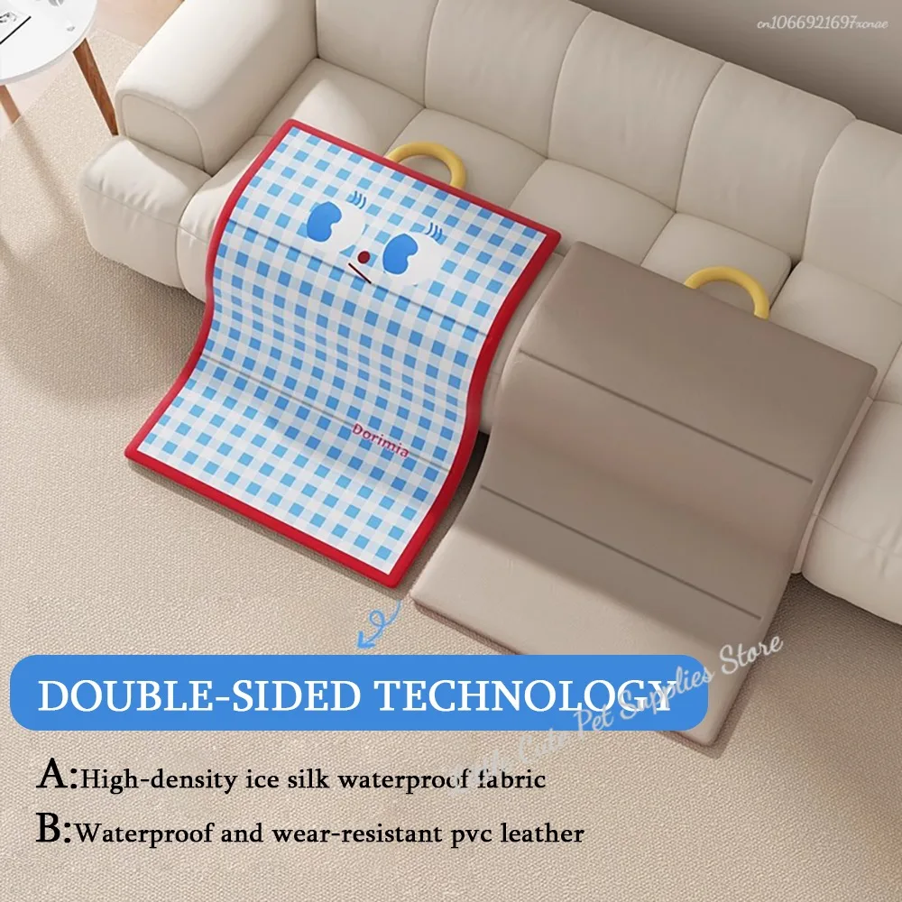 Almohadilla para dormir para mascotas mejorada 2025, impermeable, antideslizante, plegable, multifunción, para exteriores/interiores, cama para perros y gatos - imagen 4