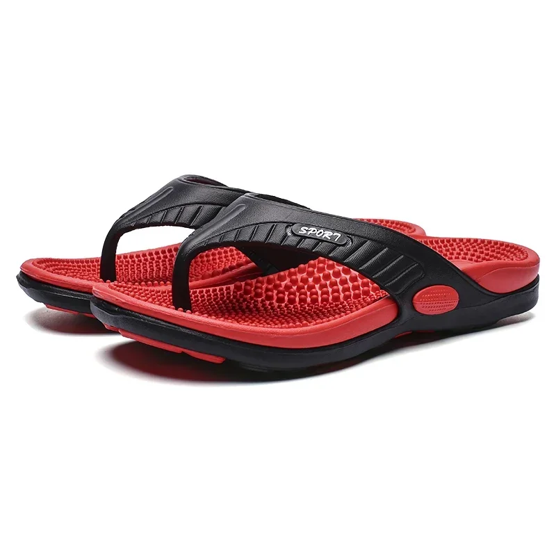 Chanclas de masaje para hombres, zapatos de playa transpirables de verano, sandalias, chanclas para hombres, zapatillas transpirables para hombres - imagen 2
