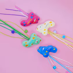 Varita de plumas con campana para gatos – Juguete interactivo