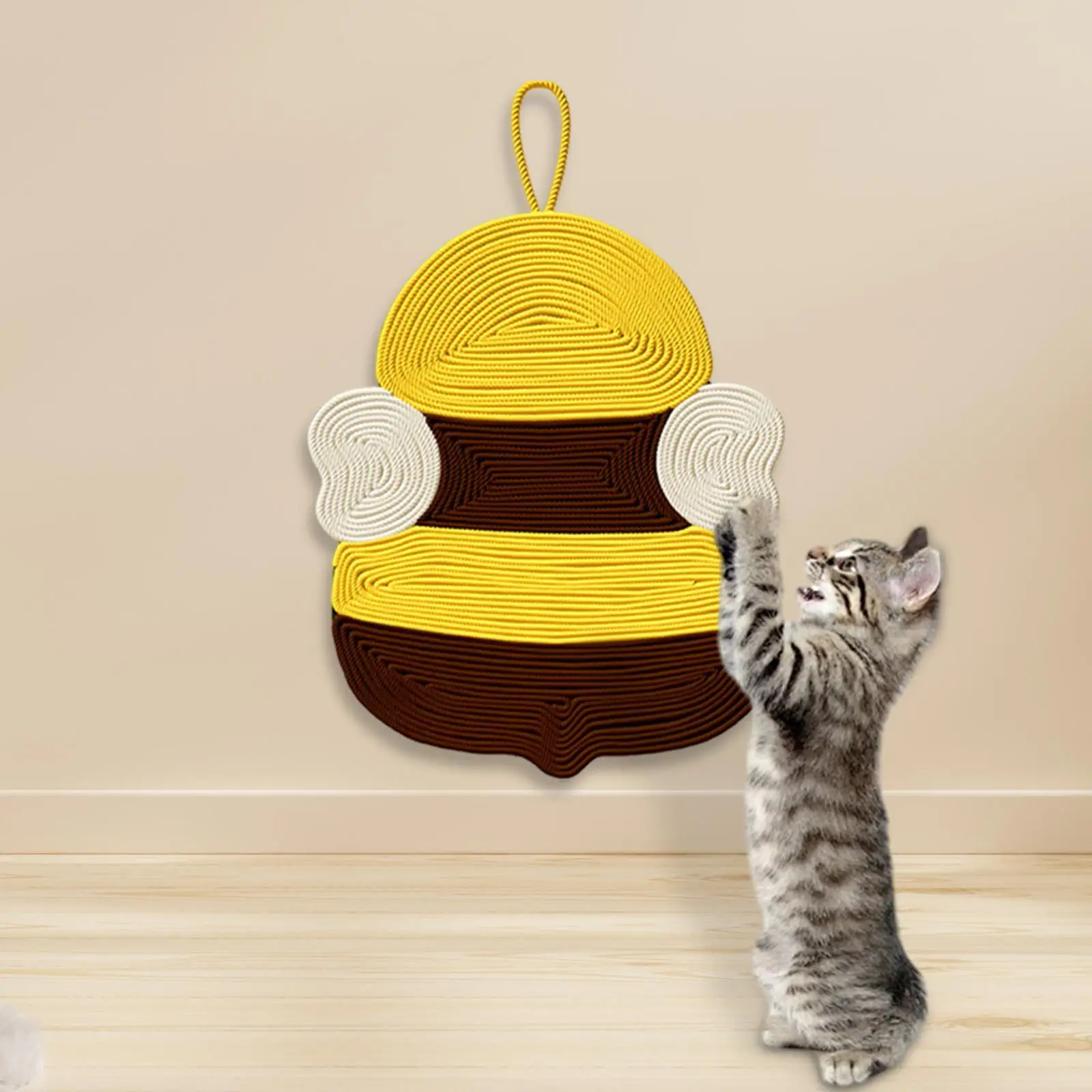 Cat Scratch Mat Cat Sleeping Pad Anti Slip Protect Sofa and Furniture Cute Wall Mounted Cat Floor Scratching Pad Rug Exercise