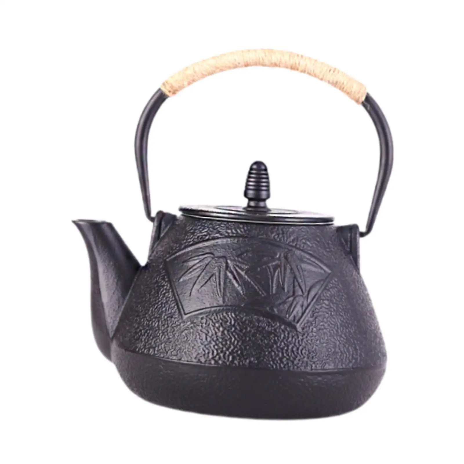 Cast Iron Teapot Tea Maker Water Boiler Jug Teaware Traditional Tea Kettle for Kitchen Home Tea Room Hotel Housewarming Gift