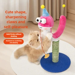 Arbol rascador para gatos multicapa con plataforma de salto compacto