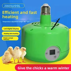 Lámpara de calor con temperatura ajustable para gatos y perros