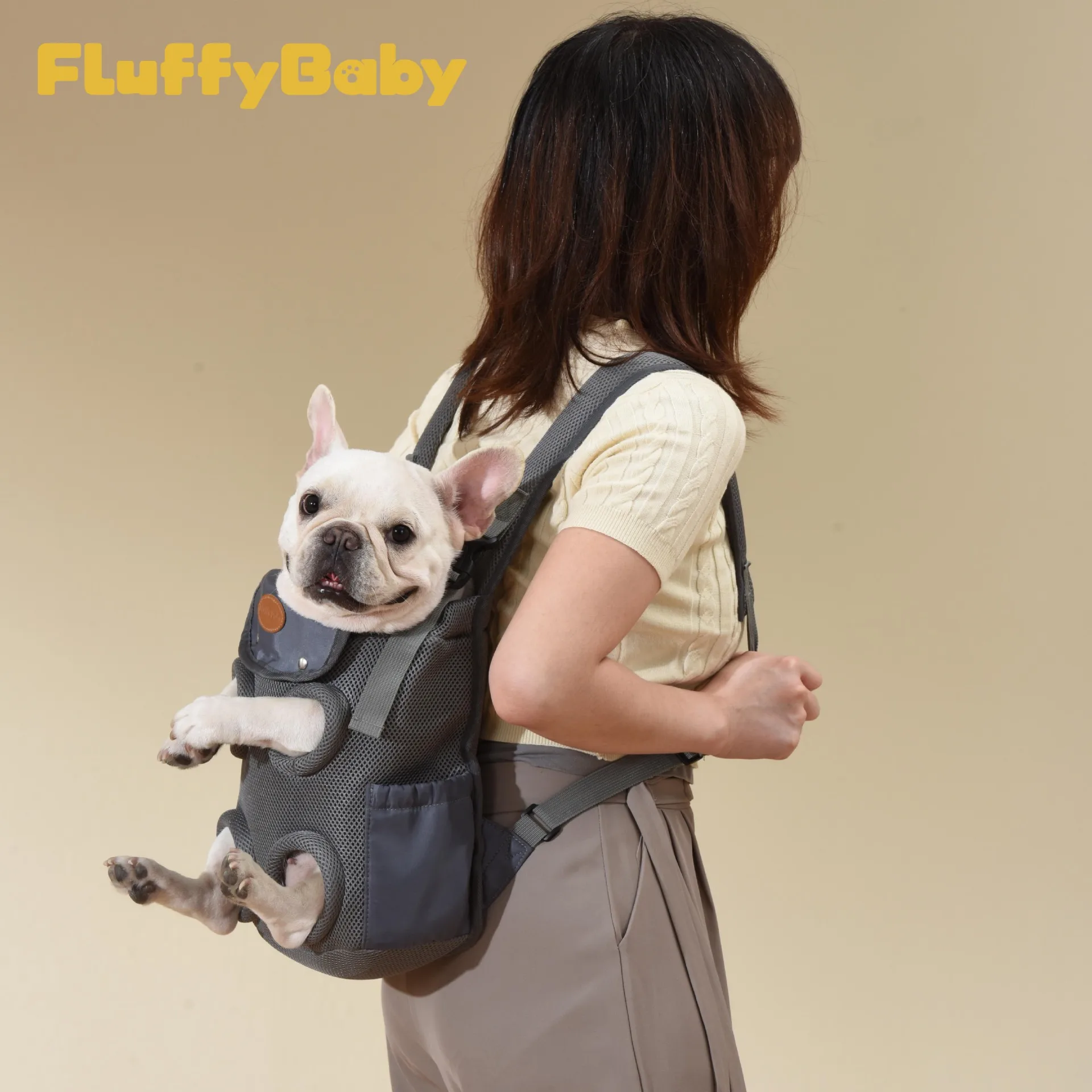 Mochila transpirable 2 en 1 para perros y gatos – Viajes verano - imagen 5
