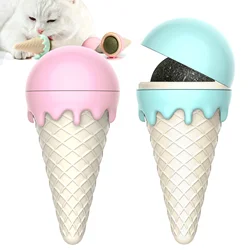 Bolas de hierba gatera, divertidos juguetes para masticar Dental lickable para gatitos, limpieza interactiva de dientes, gatos pequeños y medianos, suministros multicolores para mascotas