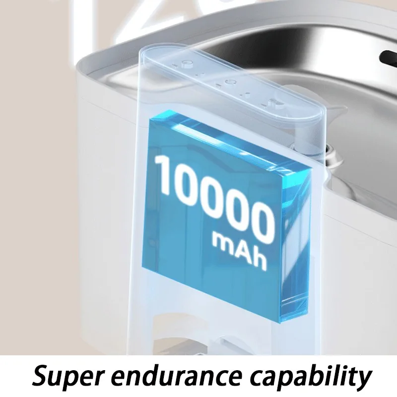 Dispensador de agua inteligente para mascotas con Control por aplicación, esterilización automática UVC, dispensador de agua para perros y gatos, suspensión magnética inalámbrica, bebedero para mascotas - imagen 5
