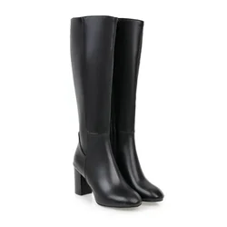 Botas de tacón bloque para mujer – Cómodas y versátiles para diario
