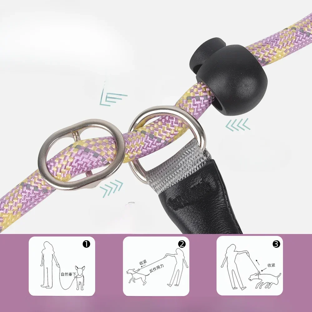 Correa reflectante a prueba de explosiones para mascotas, Correa transpirable integrada para perros, suministros para mascotas, accesorios para perros pequeños - imagen 2