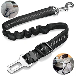 Cinturón de seguridad elástico para perros - Reflectante y ajustable