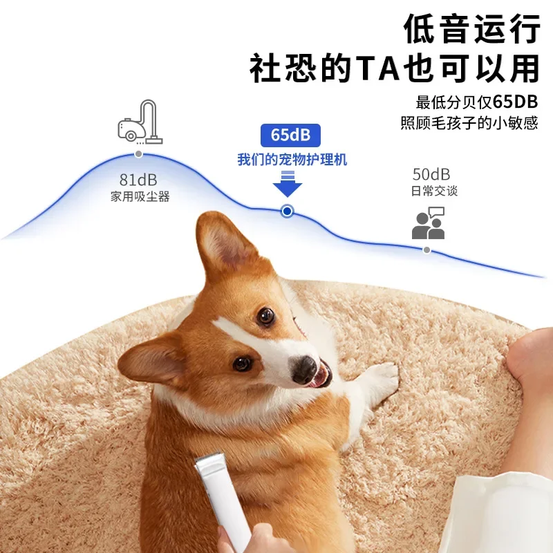 New Pet Care Suction Cutting and Blowing Integrated Beauty Machine Cat and Dog Multi-function Low Noise Vacuum Shaving Machine - imagen 3