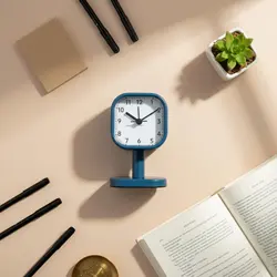 Reloj despertador para gatos y perros, lectura fácil anti-caídas