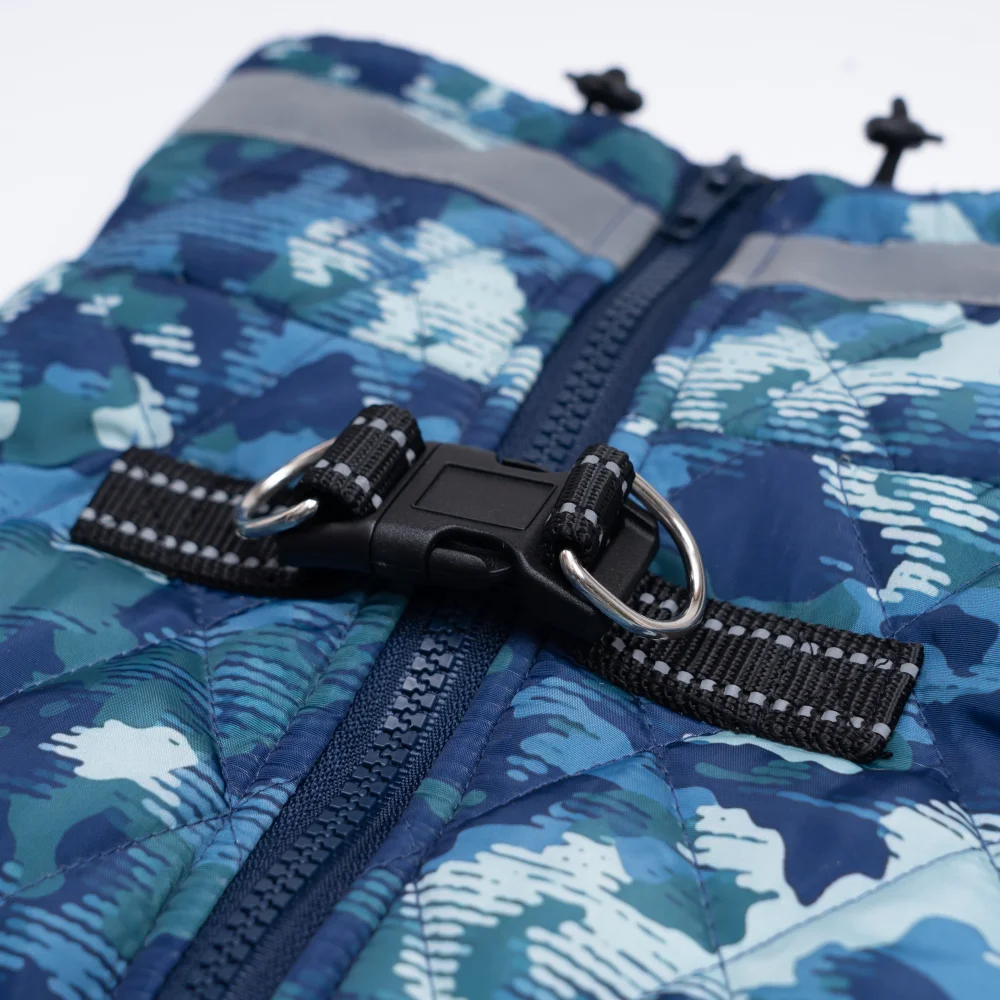 Ropa de camuflaje para perros, chaqueta impermeable para cachorros, monos gruesos, ropa para perros pequeños, disfraz de halloween cálido para invierno - imagen 5