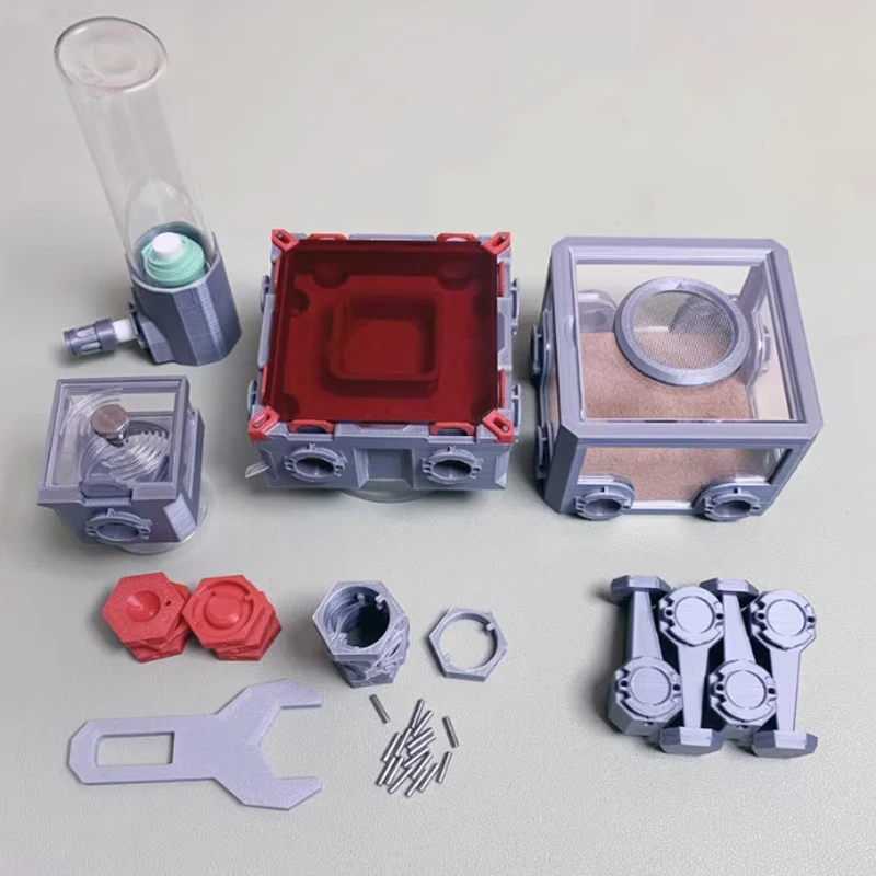 Nido de hormigas con Base de Marte para granja de hormigas acrílicas 3D, hormigón a base de yeso, canil de hormigas de expansión ilimitada, taller de hormigas para mascotas con hormiga - imagen 5