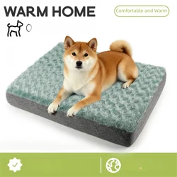 Cojín antideslizante lavable con funda extraíble para gatos y perros