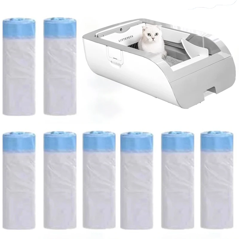 Cestas gruesas para gatos, bolsa de basura LITTEPETS, caja de arena especial para gatos, bolsa de basura grande para recoger peces, bolsas de arena para el baño para gatos, mascotas