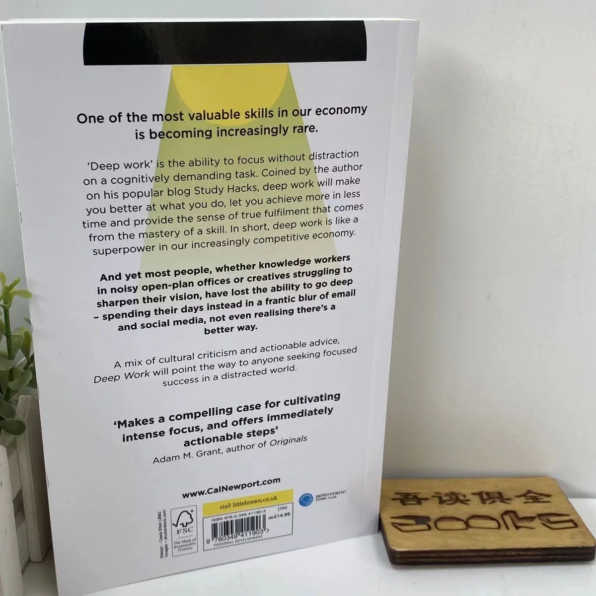 Paperback en inglés, trabajo profundo de Cal Brooklyn Rules para un éxito enfocado en un mundo distresado, novela - imagen 3