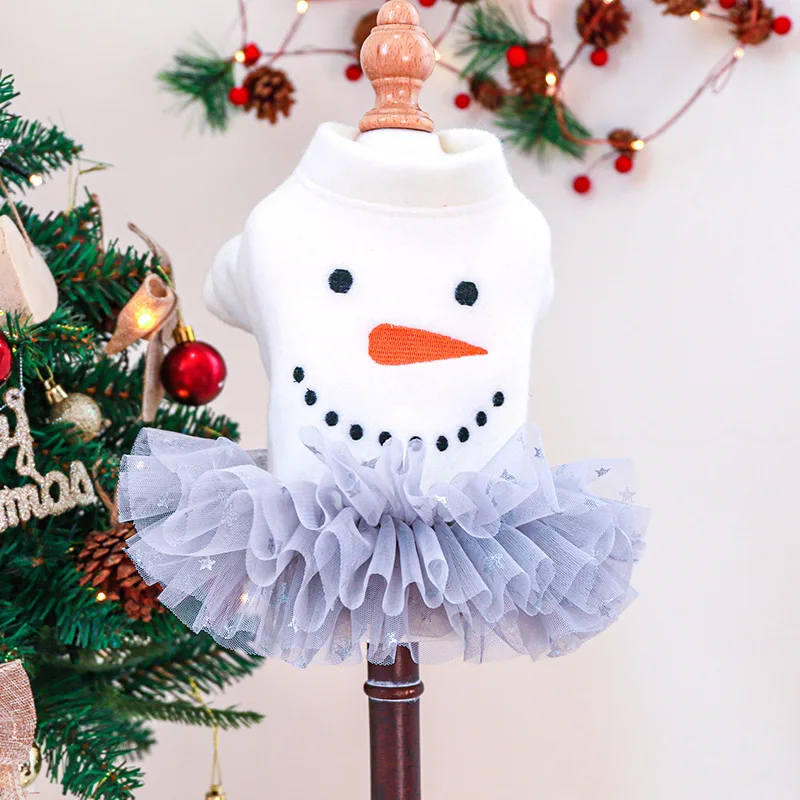 Ropa de Navidad para perro, Sudadera con capucha para cachorro, suéter de invierno, cálido, Chihuahua, Yorkie, traje de gato, abrigo para perros pequeños - imagen 2