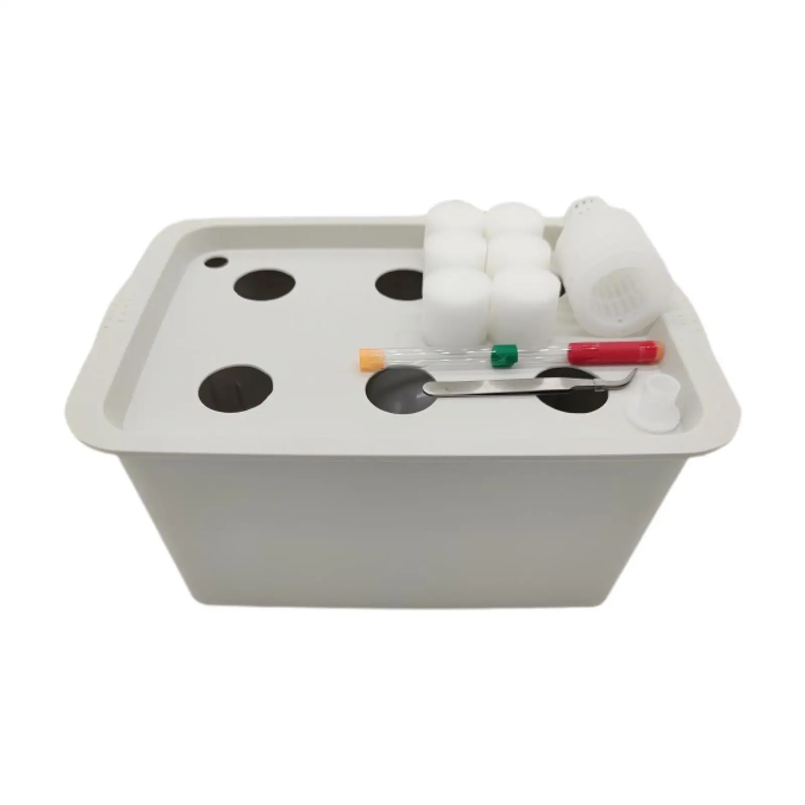 Hydroponic System Growing Box,Improved Aeration,Large Capacity,Garden Cabinet Box,Indoor Gardening System for Lettuce,Vegetables Hydroponic System Growing Box,Improved Aeration,Large Capacity,Garden Cabinet Box,Indoor Gardening System for Lettuce,Vegetables