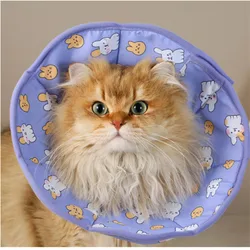 Collar isabelino protector para gatos y perros evita lamer morder