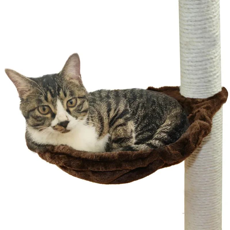 Accesorios para árboles de gatos DIY, poste rascador para gatos, soporte para arañazos, techo, torre de escalada para gatos, plataforma, casa para gatos, hamaca, muebles para mascotas - imagen 3