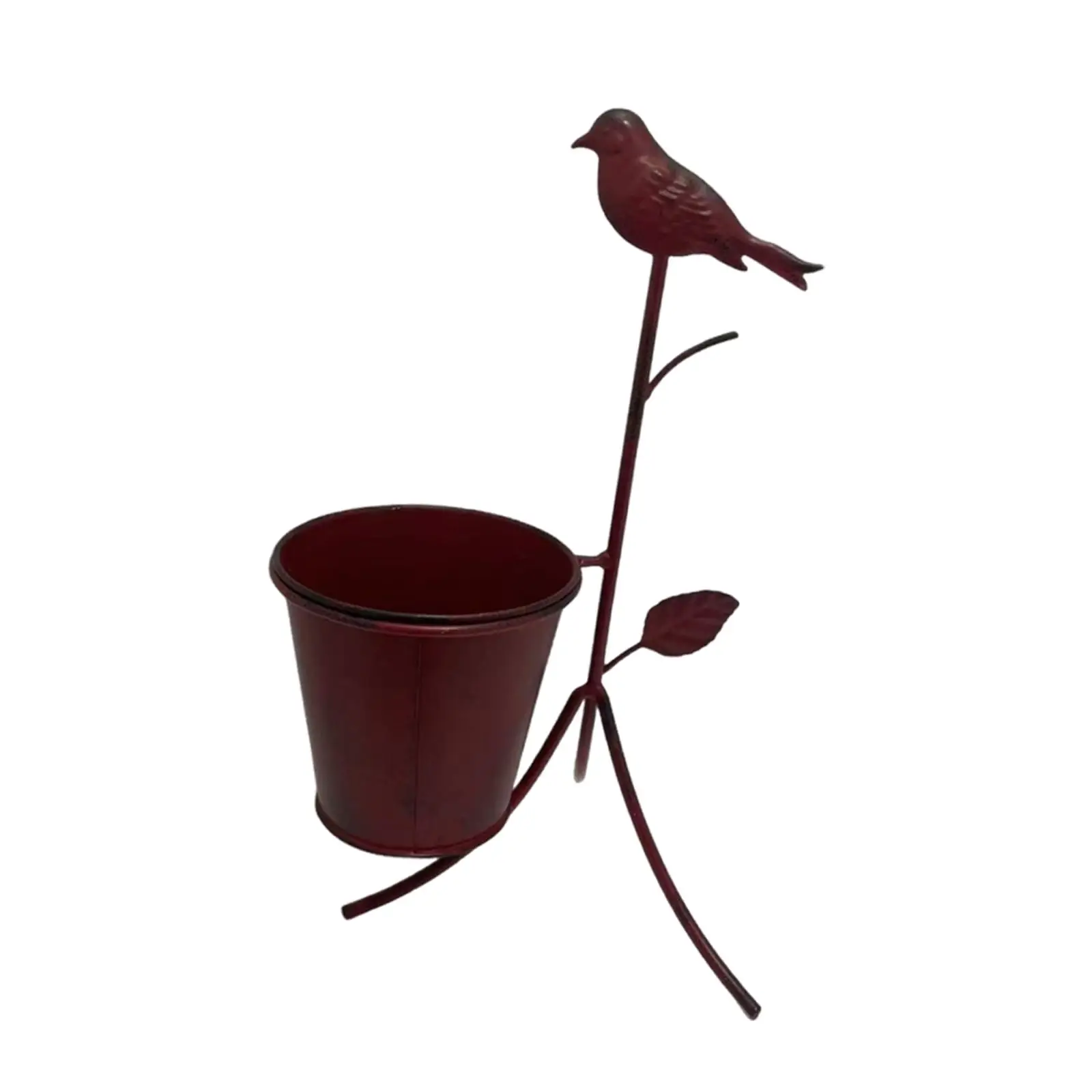 Metal Planter Stand,Creative,Sturdy,Ornament,Rustic,Outdoor Flower Pot Holder Decorative for Garden Porch Lawn Deck Decor Metal Planter Stand,Creative,Sturdy,Ornament,Rustic,Outdoor Flower Pot Holder Decorative for Garden Porch Lawn Deck Decor