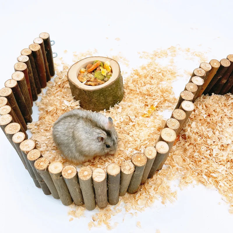 Cuenco de madera para hámster y animales pequeños – Comedero natural - imagen 3