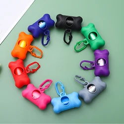 Bolsa recolectora de heces para perros con diseño en hueso