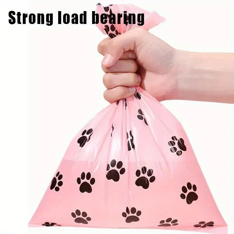 75 bolsas/15 rollos bolsa para excrementos de perro bolsa para excrementos de limpieza al aire libre Porta Bolsa Caca Perros 15 bolsas/rollo bolsa de basura de repuesto - imagen 5