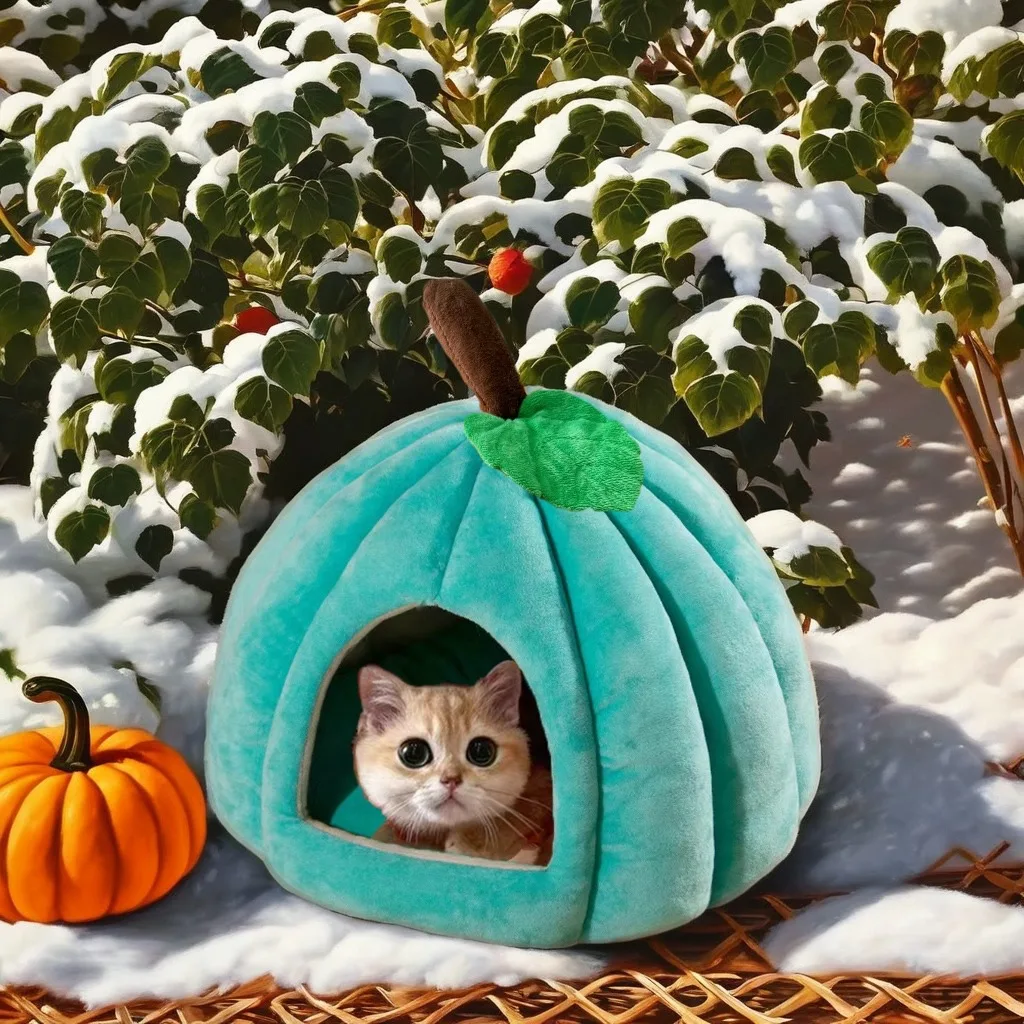 Nido para gatos, casa cerrada para gatos, nido para mascotas, nido para perros de sueño profundo cálido y grueso, suministros para mascotas, cama cerrada para gatos, tiendas para gatos - imagen 5