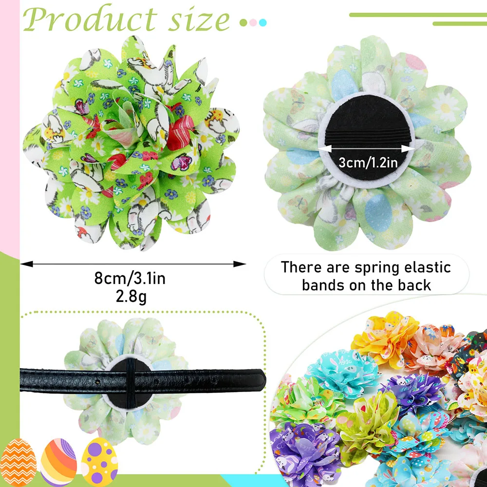 Nuevo 50 corbatas de pajarita para perro para Pascua, pajaritas para quitar perros pequeños y gatos, lazos para mascotas, accesorios para el cabello para perros - imagen 4