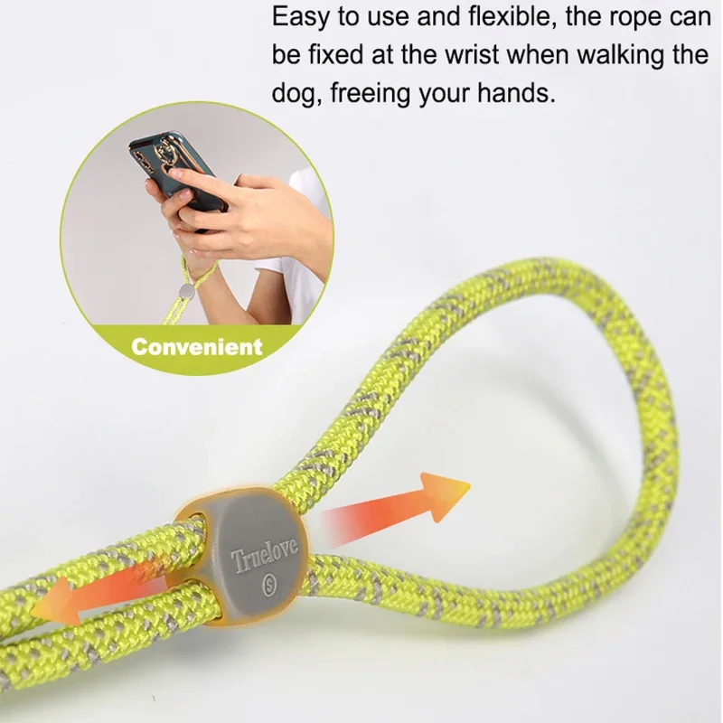 Winhyepet-Correa para perro ajustable de nailon, duradera, antideslizante, colorida, 120CM, manos libres, sin enredos, para cachorros pequeños y grandes, 2022 - imagen 3