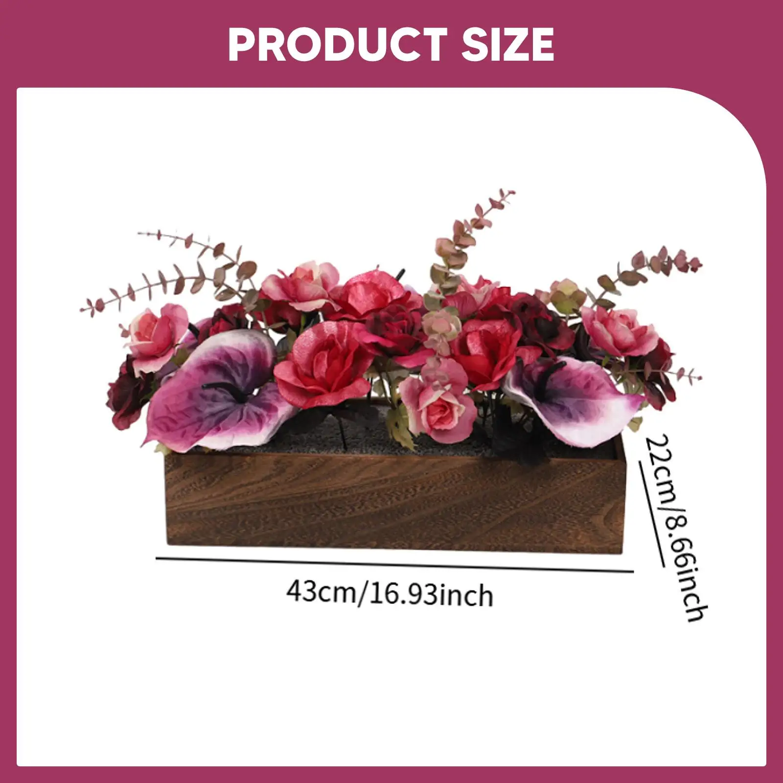 Artificial Pot Flowers Gift,Mini Potted Plants,Flower and Greenery,DIY Small Artificial Flowers for Tabletop,Bedroom,Mantle