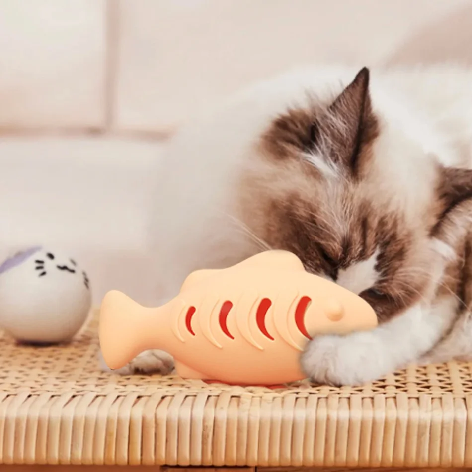 Lindo alimentador de rompecabezas de tiburones: silicona para perros y gatos anxiosos: juguete de alimentación lenta, limpieza de dientes y alivio del estrés - imagen 3