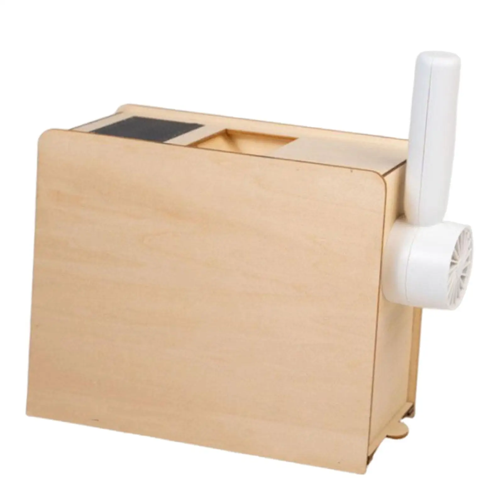 Separador de cáscara de mijo, máquina de soplado de alimentos para pájaros, práctica máquina divisora de granos de madera Manual para granja, patio, granos de mijo - imagen 5