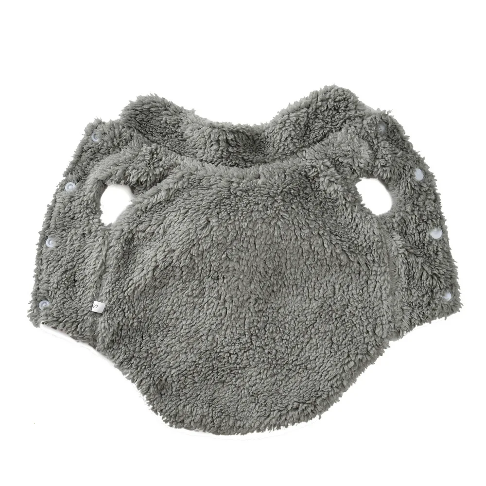 Ropa de pana para perros, chaleco de invierno para cachorros, ropa, abrigo con lazo rosa y gris, chaqueta para perros pequeños y medianos, perro salchicha, Chihuahua XXL - imagen 2