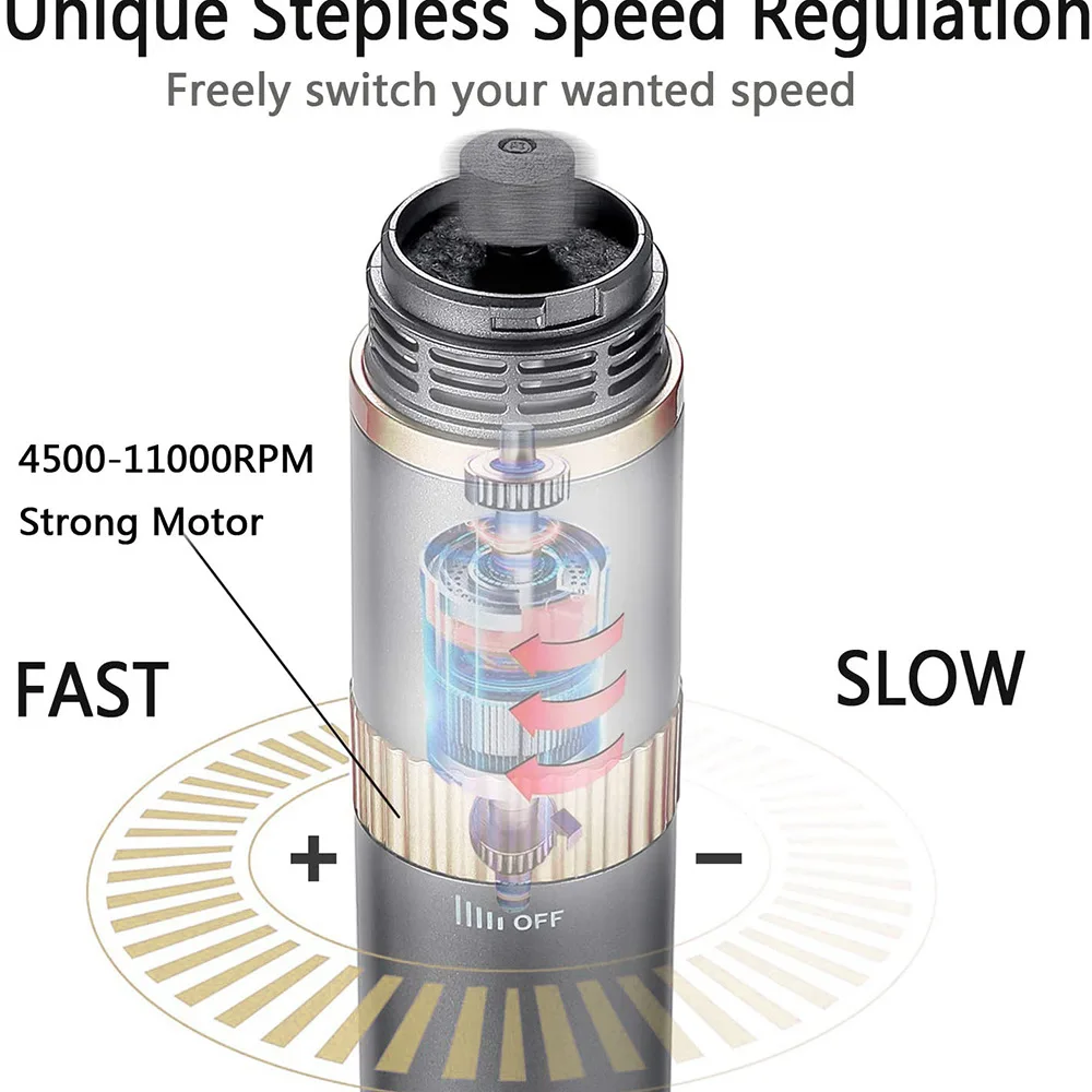 Nuevo Molinillo de uñas para perros y mascotas recargable por Usb de alta potencia, molinillo de uñas eléctrico para mascotas, suministros para perros - imagen 2