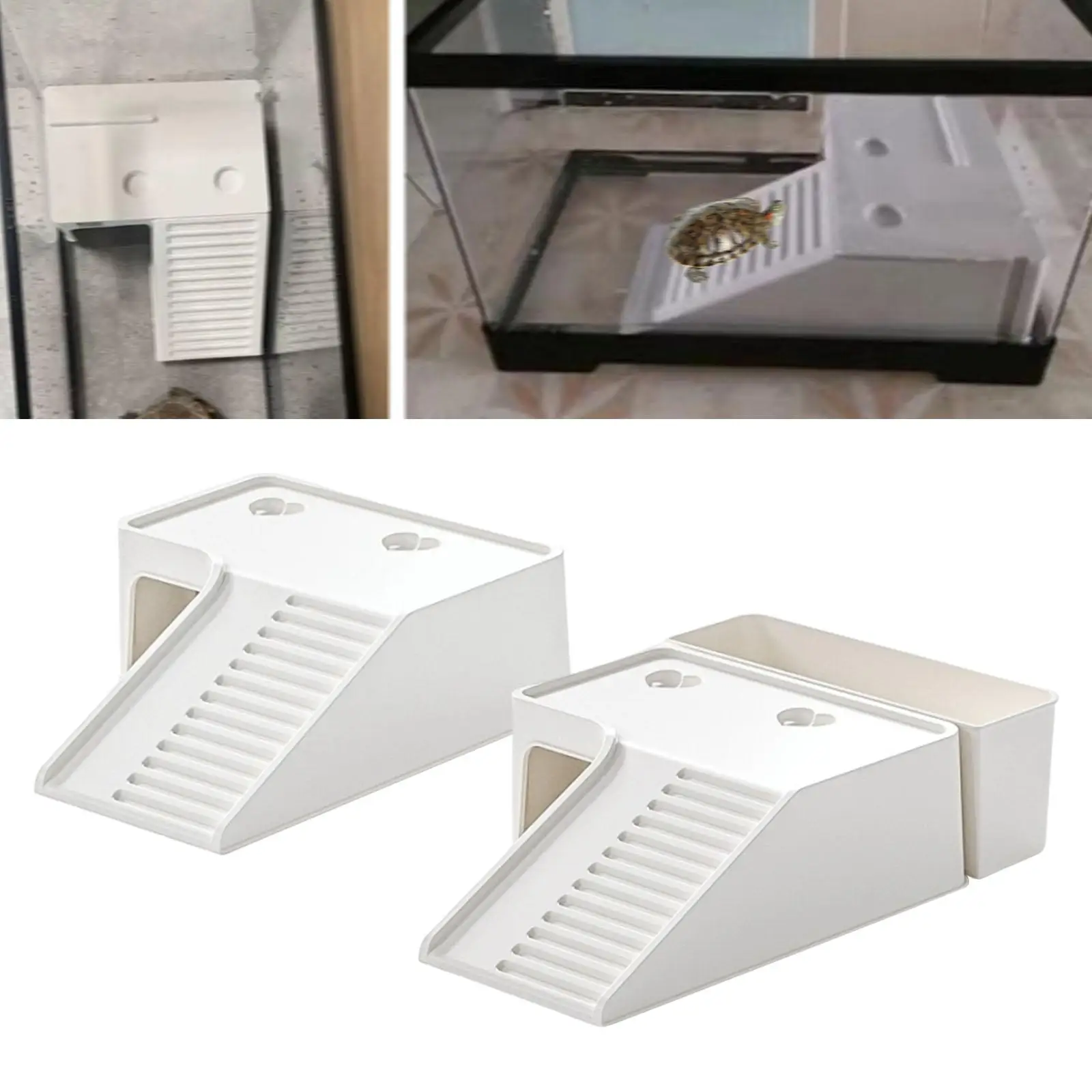 Turtle Resting Basking Platform Aquarium Animal Sink Wharf Fish Tank Accessory Turtle Ramp for Turtles Semi Aquatic Animals