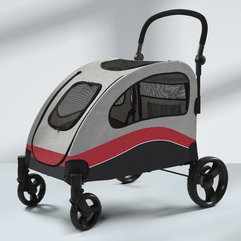 Carrito plegable para perros medianos/grandes y varios gatos - imagen 5