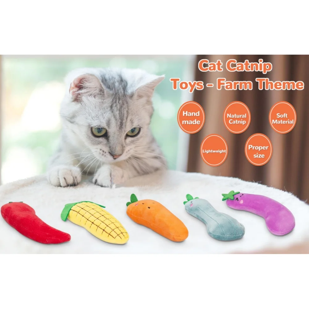 5 juguetes interactivos para gatos, juguetes para masticar, almohada para gatos de interior - imagen 5