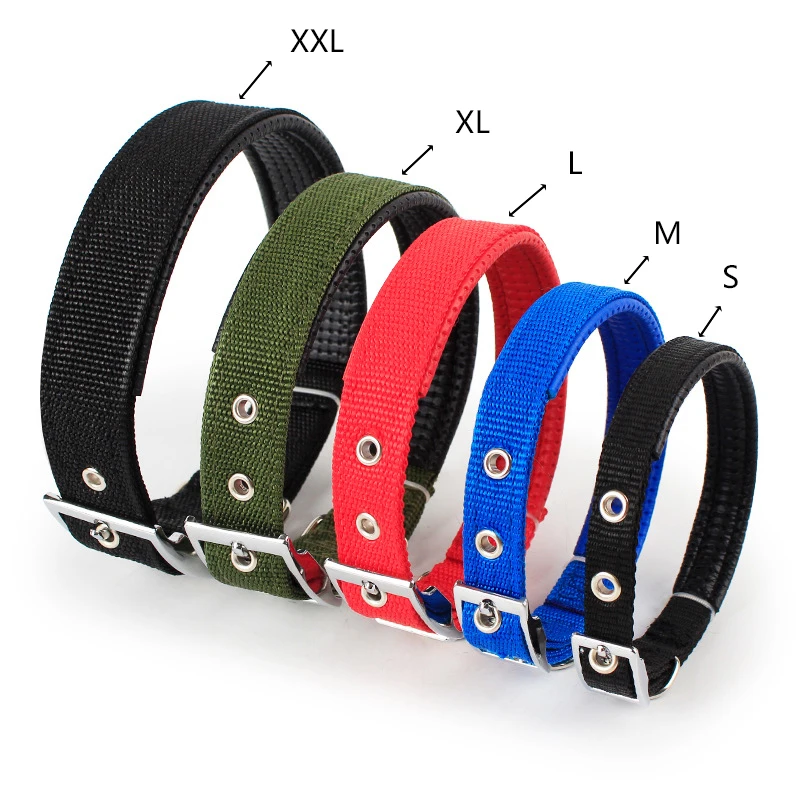 Collar de nailón sólido para perros de todos los tamaños - imagen 4