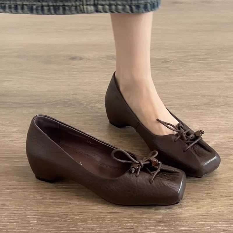 Zapatos para perro de cuero, estilo retro, casuales para caminar - imagen 3