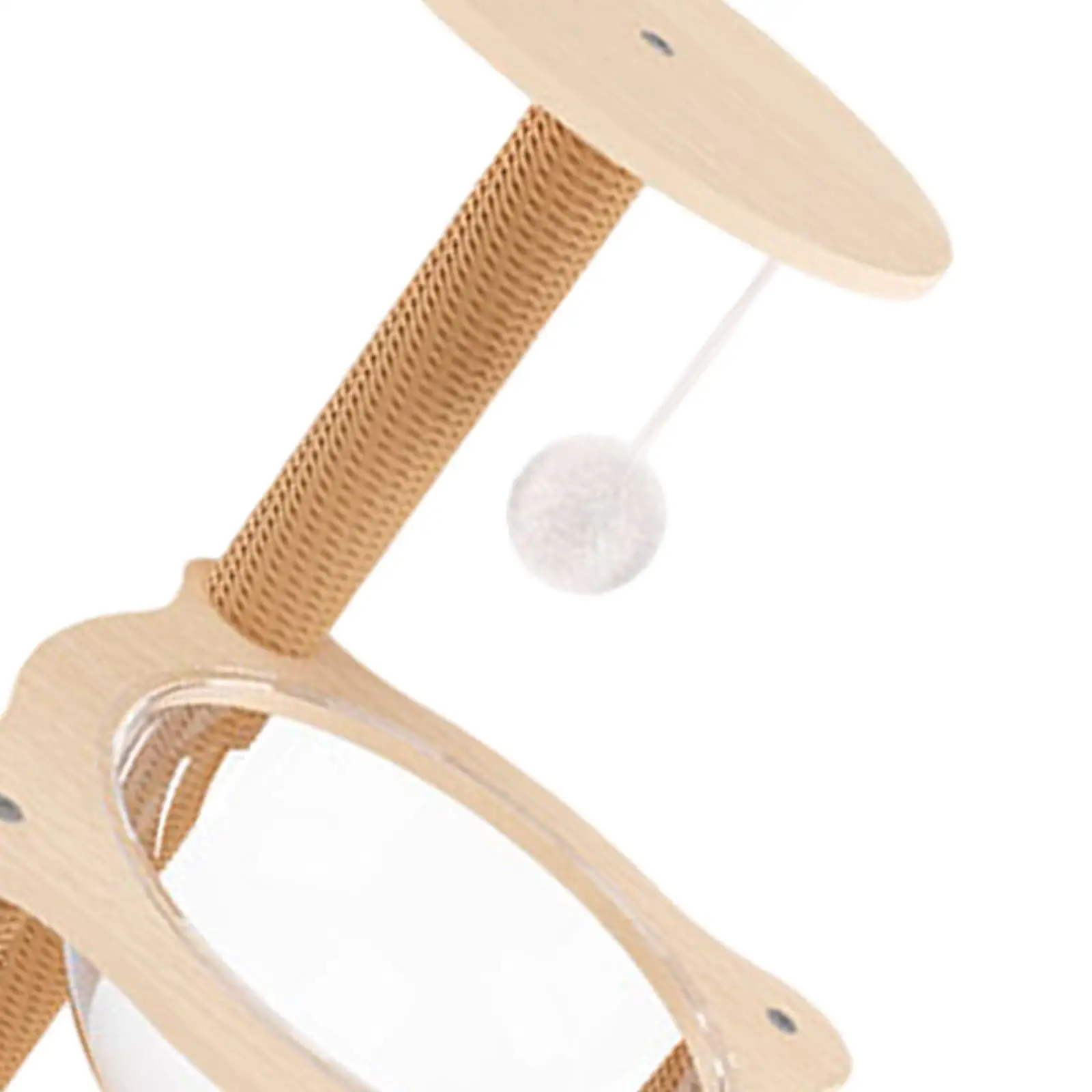 Wooden Cat Tree Activity Centre Stable Cat House Cat Hammock with Scratching Posts Cat Bed Cat Nest for Kitty Cats Kittens Bunny