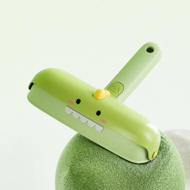 Nuevo dinosaurio mascota para depilación cepillo limpiador de pelo de gato y perro pelo de mascota cama pegajosa ropa afeitado limpieza cepillo de depilación - imagen 3