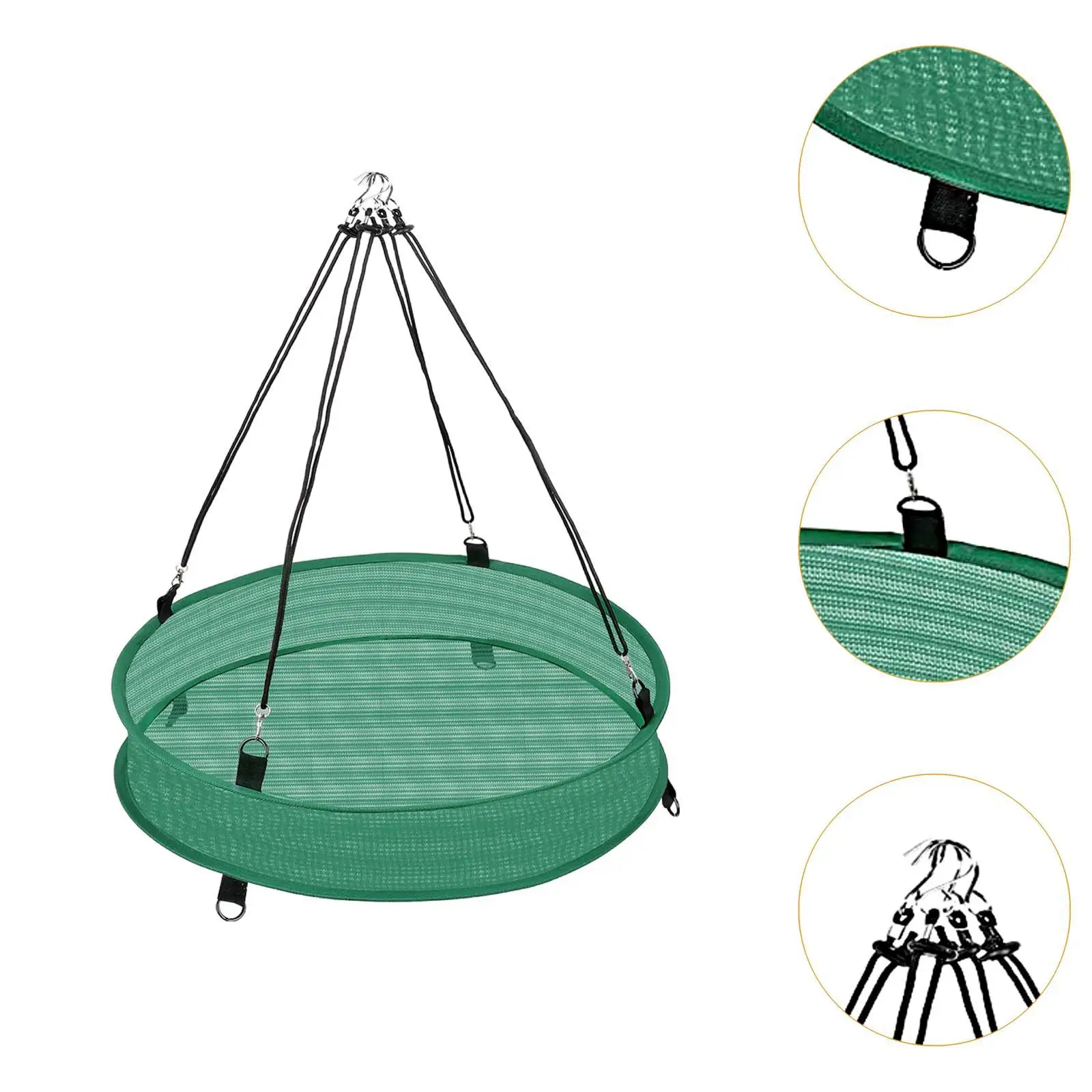 2 Pieces Bird Seed Catcher Tray Hanging Bird Feeder Platform for Garden Yard