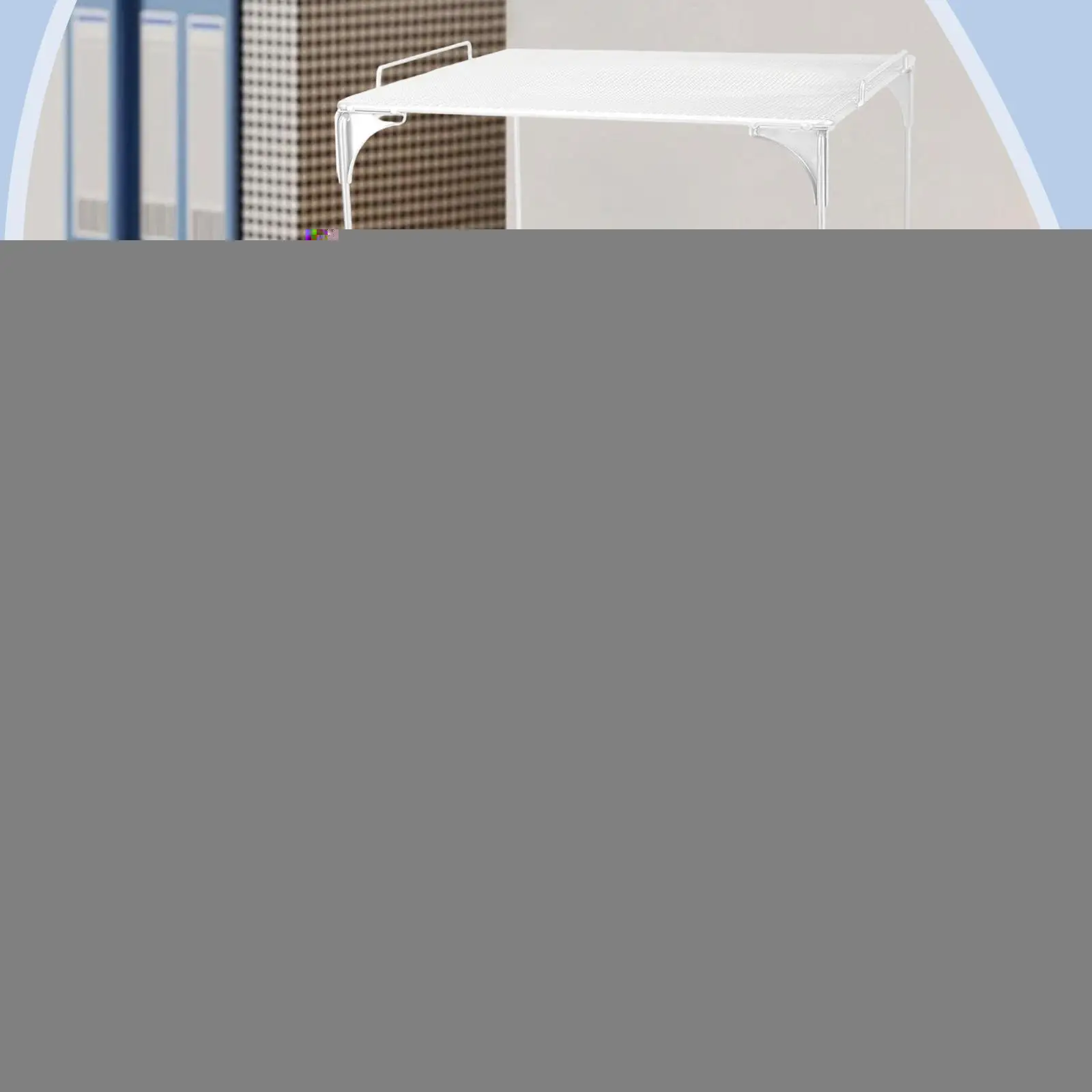 Estante para taquilla, ahorro de espacio, estante de almacenamiento plegable versátil, accesorios para gabinete, organización debajo del gabinete para garaje, escuela, gimnasio - imagen 5